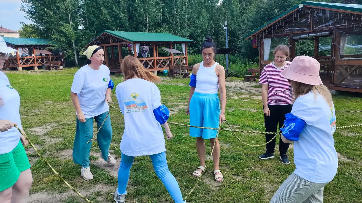 Командное задание с верёвкой